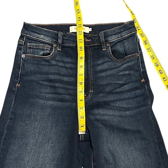 Hidden Wide Leg Raw Hem Dad Jeans Women's Size 27 - Picture 7 of 10